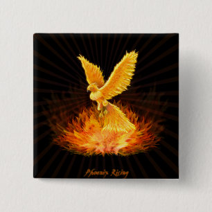 Badge Carré 5 Cm Augmentation de Phoenix