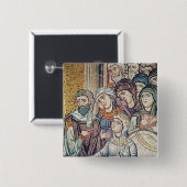 Badge Carré 5 Cm Augmenter de la fille de Jairus (Devant & derrière)