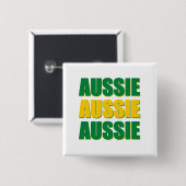 Badge Carré 5 Cm Aussie Australe (Devant & derrière)