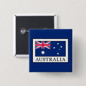 Badge Carré 5 Cm Australie (Devant & derrière)