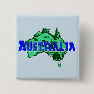 Badge Carré 5 Cm Australie