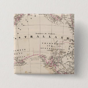 Badge Carré 5 Cm Australie 3
