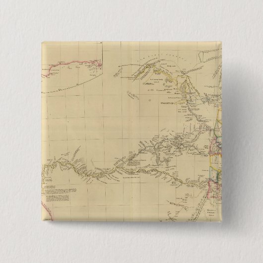 Badge Carré 5 Cm Australie 5 (Devant)