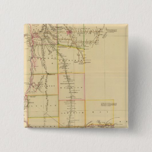 Badge Carré 5 Cm Australie occidentale (Devant)