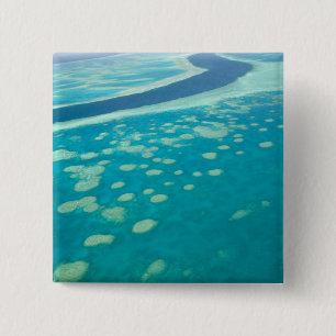 Badge Carré 5 Cm Australie, Queensland, côte de Whitsunday, Super 4