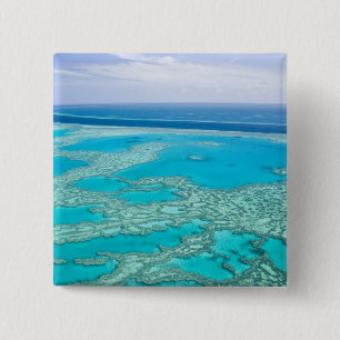 Badge Carré 5 Cm Australie, Queensland, Whitsunday Coast, Great 3