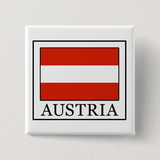 Badge Carré 5 Cm Austria button (Devant)