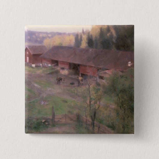 Badge Carré 5 Cm Automne, 1891 (Devant)