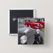 Badge Carré 5 Cm Automobiles antiques de Ford (Devant & derrière)