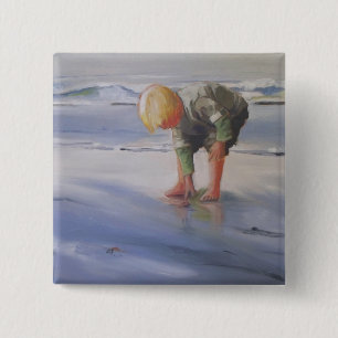 Badge Carré 5 Cm Autre grande coquille