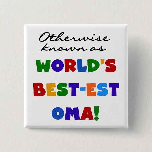 Badge Carré 5 Cm Autrement connu comme T-shirts et cadeaux de (Devant)