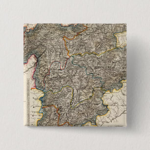 Badge Carré 5 Cm Autriche, Liechtenstein