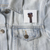 Badge Carré 5 Cm autruche (En situation)