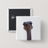 Badge Carré 5 Cm autruche (Devant & derrière)