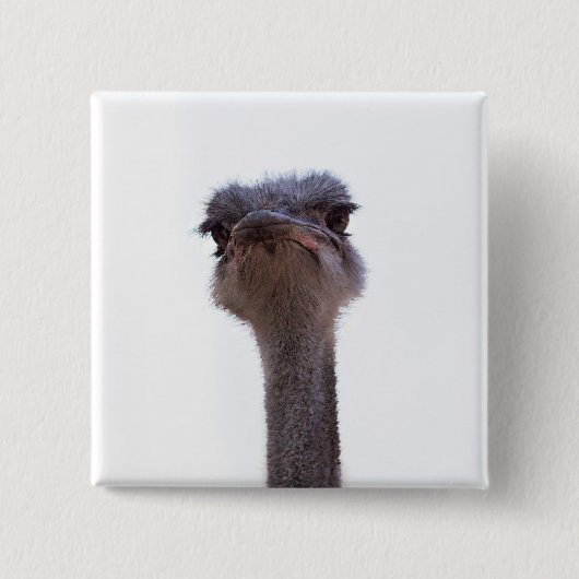 Badge Carré 5 Cm autruche (Devant)