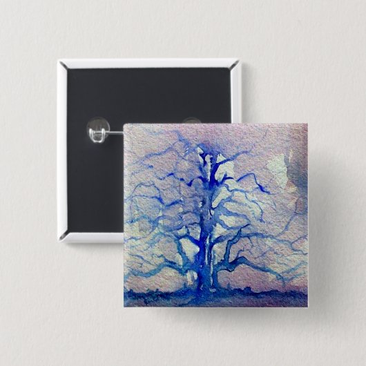 BADGE CARRÉ 5 CM AVALON (Devant & derrière)