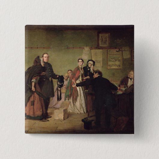 Badge Carré 5 Cm Avant les magistrats (Devant)