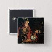 Badge Carré 5 Cm Avarice (Devant & derrière)