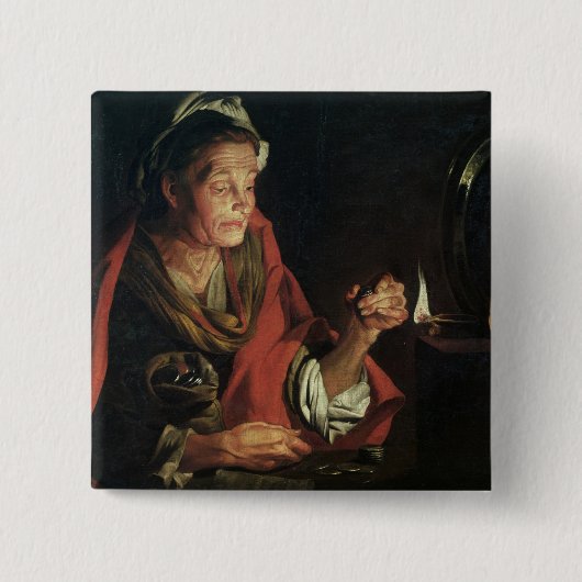 Badge Carré 5 Cm Avarice (Devant)