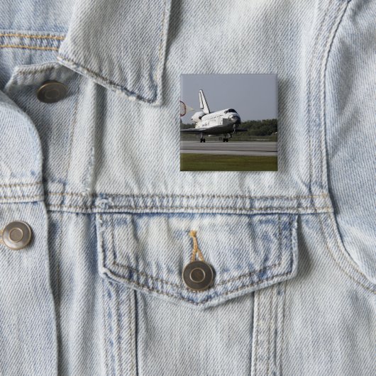 Badge Carré 5 Cm Avec glissière démontée (En situation)