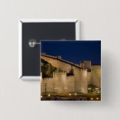 Badge Carré 5 Cm Avila, Castille et Leon, Espagne (Devant & derrière)