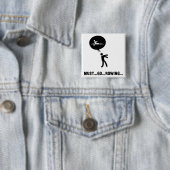 Badge Carré 5 Cm Aviron (En situation)