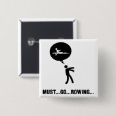 Badge Carré 5 Cm Aviron (Devant & derrière)