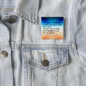 Badge Carré 5 Cm Avoir un adolescent... (En situation)