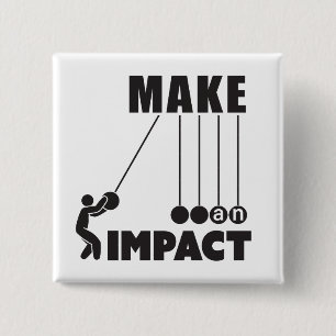 Badge Carré 5 Cm avoir un impact