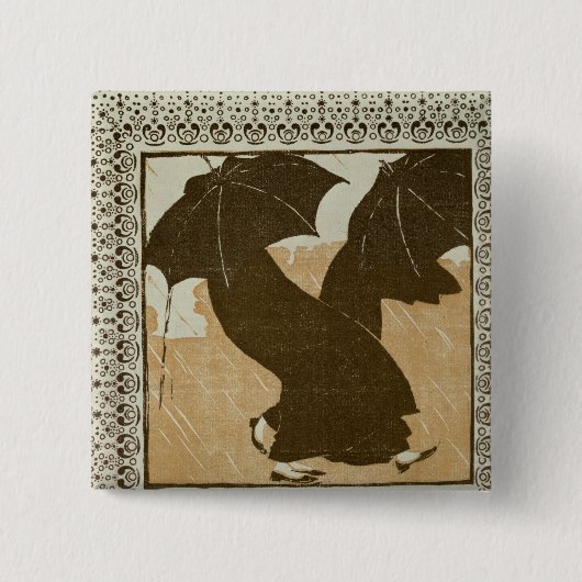 Badge Carré 5 Cm Avril (Devant)