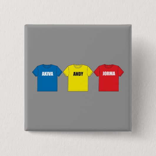 Badge Carré 5 Cm Awesometown (Devant)