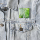 Badge Carré 5 Cm Axes de lumière du soleil (En situation)