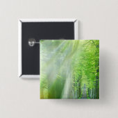 Badge Carré 5 Cm Axes de lumière du soleil (Devant & derrière)