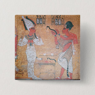 Badge Carré 5 Cm Ay exécutant l'ouverture de la cérémonie de bou