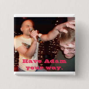 Badge Carré 5 Cm Ayez Adam