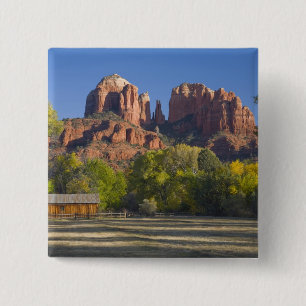 Badge Carré 5 Cm AZ, Arizona, Sedona, Crescent Moon Recreation 2