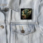 Badge Carré 5 Cm Azog, Narzug et Bolg Graphic (En situation)