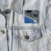 Badge Carré 5 Cm B-2 Spirit (En situation)