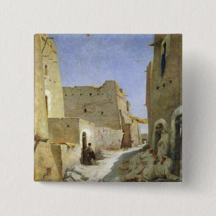 Badge Carré 5 Cm Bab-EL-Gharbi la route, Laghouat, 1859