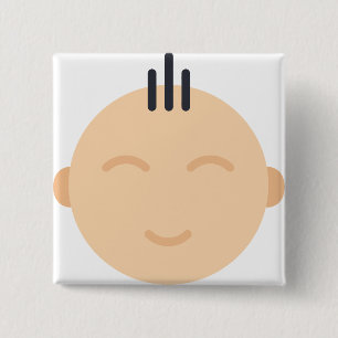 Badge Carré 5 Cm baby