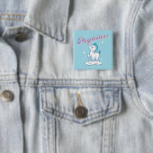 Badge Carré 5 Cm Baby Pegasus Button (En situation)