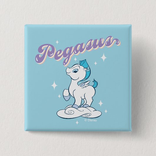 Badge Carré 5 Cm Baby Pegasus Button (Devant)