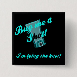 Badge Carré 5 Cm Bachelorette Parti Pin Back Bouton