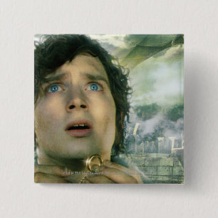 Badge Carré 5 Cm Bague de retenue FRODO™ effrayée
