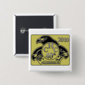 Badge Carré 5 Cm Bakersfield 2010 (Devant & derrière)