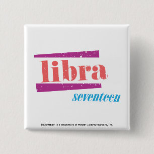 Badge Carré 5 Cm Balance LtPink