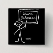 Badge Carré 5 Cm Balise Nom de la figure (Devant)