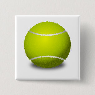 Badge Carré 5 Cm Ball de tennis