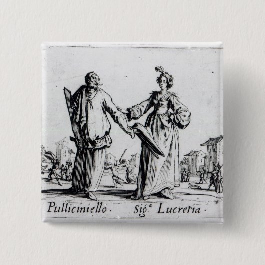 Badge Carré 5 Cm Balli de Sfessania, c.1622 2 (Devant)