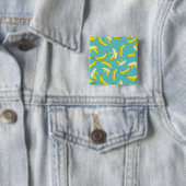 Badge Carré 5 Cm Bananes (En situation)